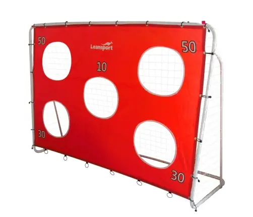 Soccer Training Goal with Target Mat Red 213x152x75cm