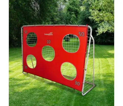Soccer Training Goal with Target Mat Red 213x152x75cm
