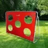 Soccer Training Goal with Target Mat Red 213x152x75cm