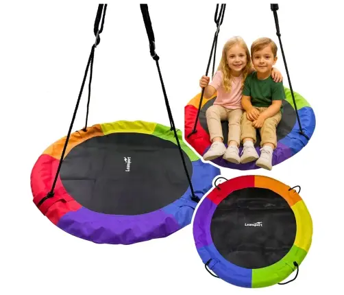 Garden Swing Stork's Nest For Children Colorful 100cm