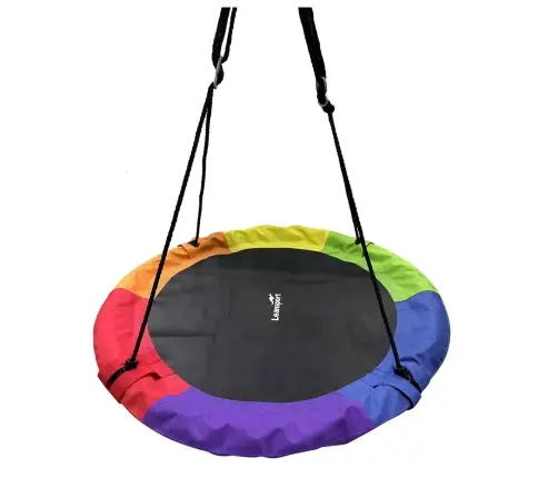 Garden Swing Stork's Nest For Children Colorful 100cm