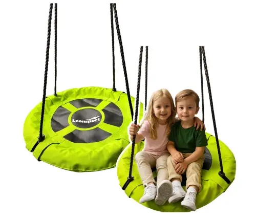 Garden Swing Stork's Nest For Children Green 60cm