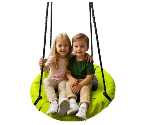 Garden Swing Stork's Nest For Children Green 60cm