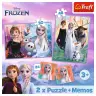Puzzle - 2in1+memos  Princesses in their land - Disney Frozen 2 93335 Puzzle - 2in1+memos  Princesses in their land - Disney Frozen 2 93335