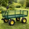Foldable Garden Transport Cart Steel Trailer 200 kg