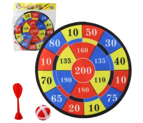 Dartboard with Scoring Learning Darts Arrow Ball Skill Game