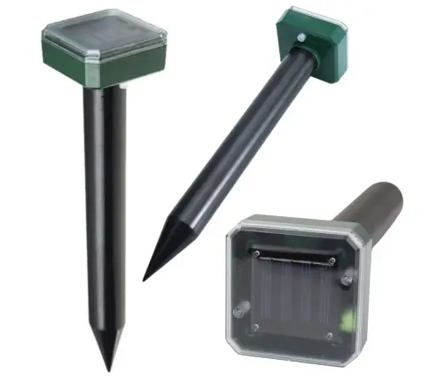 Solar Mole Rodent Repeller Sonic Vibration 370m²