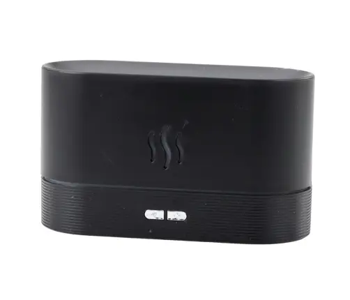 Air Humidifier Diffuser Aromatherapy Fire Effect Fireplace Black 180ml Air Humidifier Diffuser Aromatherapy Fire Effect Fireplace Black 180ml