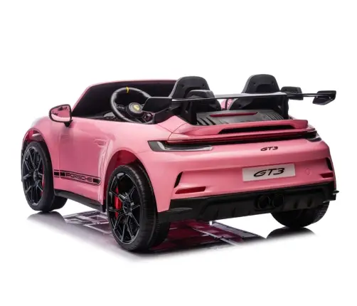 Divvietīgs bērnu elektromobilis DK-P911 Porsche GT3 Pink