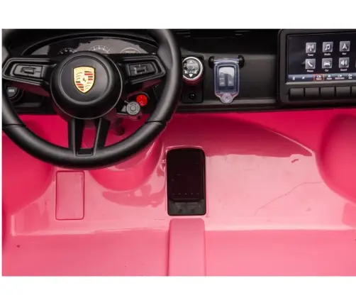 Divvietīgs bērnu elektromobilis DK-P911 Porsche GT3 Pink