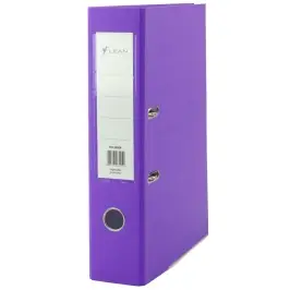 A4/80mm Document Binder with Lever Mechanism, Purple