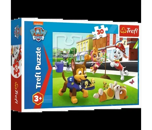 Puzzle - 30 - Dogs in Action - Paw Patrol - Trefl 18306