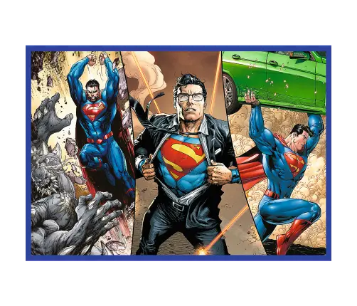 Puzzle - 4x250 - Superman's Courage - Warner Superman Trefl 13340
