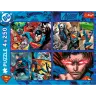 Puzzle - 4x250 - Superman's Courage - Warner Superman Trefl 13340