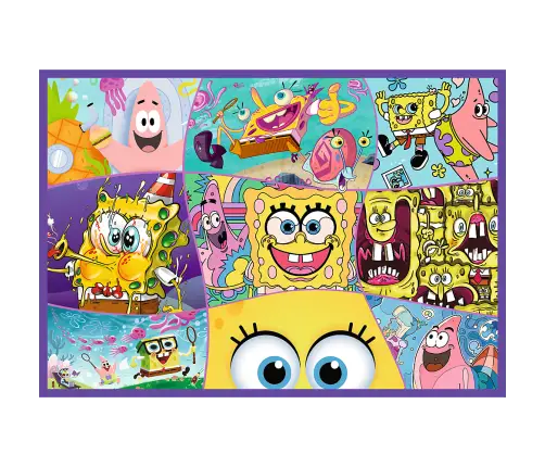 Puzzle - 4x250 - SpongeBob's Crazy World Trefl 13342