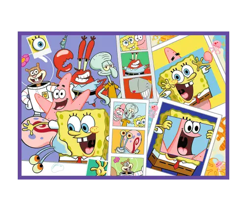 Puzzle - 4x250 - SpongeBob's Crazy World Trefl 13342