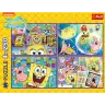 Puzzle - 4x250 - SpongeBob's Crazy World Trefl 13342