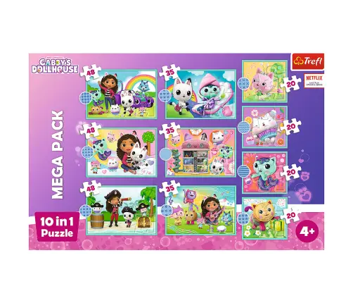 Puzzle - 10 in 1 - In the world of Gabby - Universal Gabby