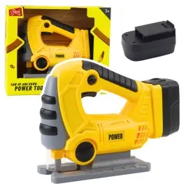 Cordless Jigsaw for Kids Lights and Sounds Yellow