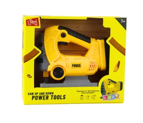 Cordless Jigsaw for Kids Lights and Sounds Yellow