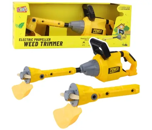 Children's Garden Lawn Mower Trimmer Rubber Blade Lights Sounds