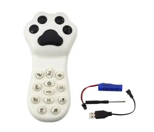 Interactive Robot Kitten Remote Controlled RC Remote Control Gray
