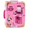 Dressing Table Makeup Set in a Suitcase Accessories 2 in 1 Pink
