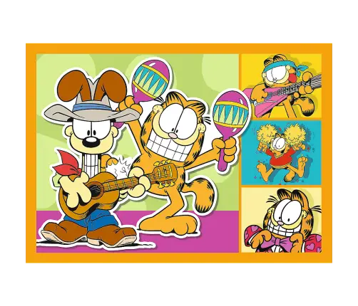 Puzzle 4-in-1 – Garfield Loves Lasagna – Trefl 34673