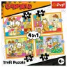 Puzzle 4-in-1 – Garfield Loves Lasagna – Trefl 34673