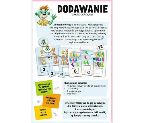 GAME - Addition/Little Explorer Trefl 02805 GAME - Addition/Little Explorer Trefl 02805