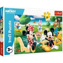 Puzzle - 24Maxi - Mickey Mouse with friends - Disney Standard Characters Trefl 14344 Puzzle - 24Maxi - Mickey Mouse with friends - Disney Standard Characters Trefl 14344