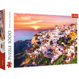 Puzzle - 1000 - Sunset over Santorini - 500 px - Trefl 10435