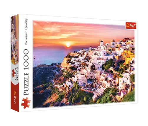 Puzzle - 1000 - Sunset over Santorini - 500 px - Trefl 10435 Puzzle - 1000 - Sunset over Santorini - 500 px - Trefl 10435