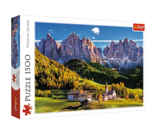 Puzzle - 1500 - Val di Funes, Dolomites, Italy Trefl 26163