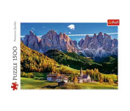 Puzzle - 1500 - Val di Funes, Dolomites, Italy Trefl 26163