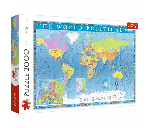 Puzzle - 2000 - Political Map of the World - 27099 Puzzle - 2000 - Political Map of the World - 27099