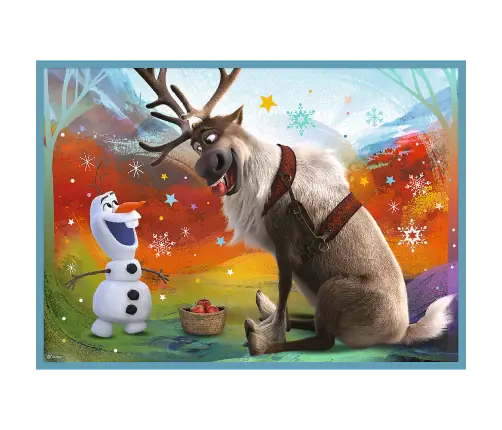 Puzzle - 4in1 (12, 15, 20, 24) - The Amazing World of Frozen - Trefl 34381