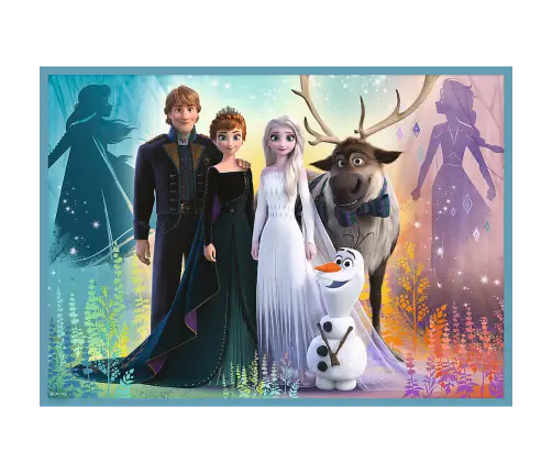 Puzzle - 4in1 (12, 15, 20, 24) - The Amazing World of Frozen - Trefl 34381