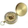 Brass Tourist Compass with Luminous Pointers Gold Brass Tourist Compass with Luminous Pointers Gold