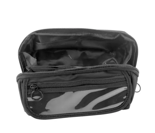 Pencil Case School Kit, Expandable, Roomy, Black, 20x10cm