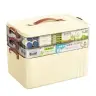 3-Level Roomy Medicine Organizer Box Home First Aid Kit