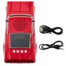 Wireless Bluetooth Speaker Classic Car LED Lights Red