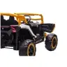 Two-seater children's electric buggy M2 Yellow