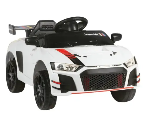 Single-seat electric ride-on car 915 White