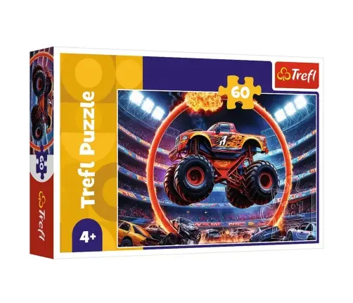 Puzzle 60 - Monster truck Trefl 17404 Puzzle 60 - Monster truck Trefl 17404