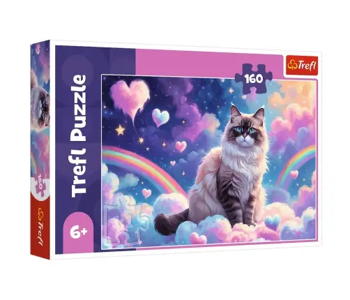 Puzzle 160 - Domestic Kitten Trefl 13327 Puzzle 160 - Domestic Kitten Trefl 13327
