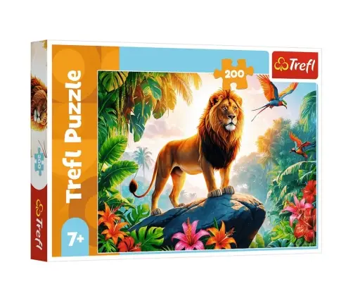 Puzzle 200 - King of the Jungle Trefl 13329