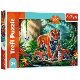 Puzzle 200 - Tiger Customs Trefl 13330 Puzzle 200 - Tiger Customs Trefl 13330