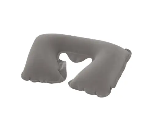 Inflatable Travel Pillow 46 x 28 cm Croissant Gray Bestway 67006