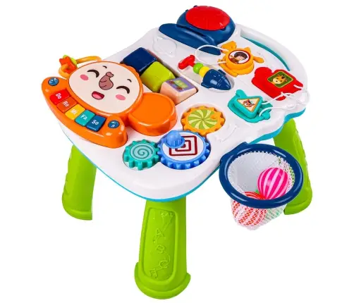 Interactive Educational Table for Toddlers Lights and Sounds Colorful 6 in 1